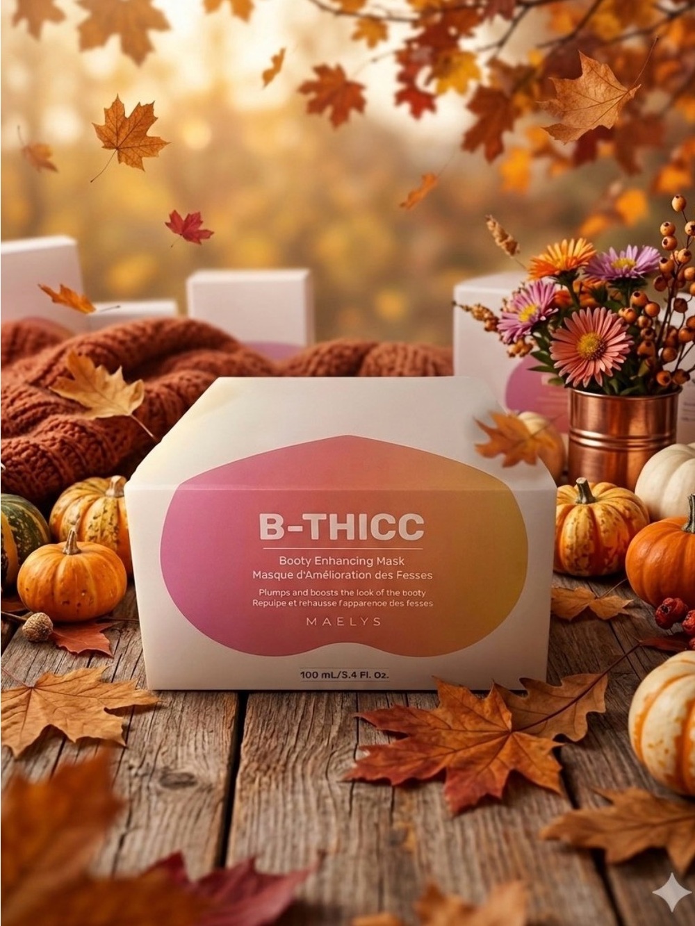 B-THICC Booty Enhancing Mask — Pink/Peach